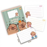 Наліпки Yes "Капібари" 8шт №955532(25)(100)