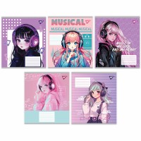 Нотний зошит А5 12арк. Music and dreams №767437/Yes/(25)(500)