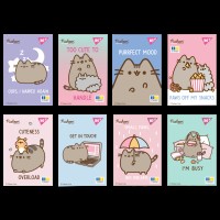 Блокнот А7 48арк. кліт. Pusheen №152111/Yes/(40)(320)