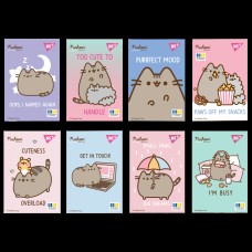 Блокнот А7 48арк. кліт. Pusheen №152111/Yes/(40)(320)