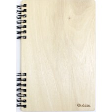 Блокнот 18х13см дерев. 40арк. "Горіх"/Breidon/