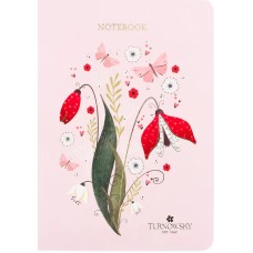 Блокнот А5 80арк. кліт. карт. Secret Garden 1 №8700-17-A-TR/Axent/(4)