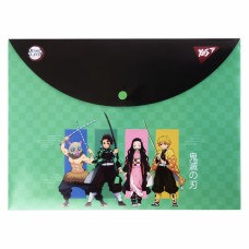 Папка-конверт "Yes" №492287 А4 Demon Slayer на кнопці(12)(60)(120)