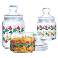 Набір банок для сип. прод. скло "Luminarc. FLUURY " 3шт 0,5/0,75/1л №X1070/2540(5)