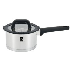 Ківш нерж. "IQ Be Smart" 16см 1,3л з кришкою №IQ-4046-16(6)