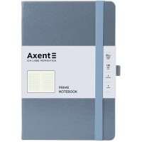 Блокнот А5 96арк. кліт. тв. обкл. "Partner Prime" сіра №8305-62/Axent/(12)