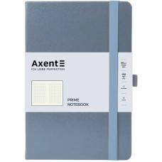 Блокнот А5 96арк. кліт. тв. обкл. "Partner Prime" сіра №8305-62/Axent/(12)
