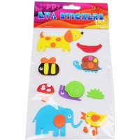 Наліпка EVA "Тваринки" 11,5х18см №158104/Мандарин/(1)(24)