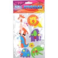 Наліпка EVA "Тварини Африки 3" 11,5х18см №158105/Мандарин/(1)(24)