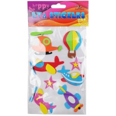 Наліпка EVA "Літаки" 11,5х18см №158111/Мандарин/(1)(24)