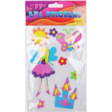 Наліпка EVA "Фея" 11,5х18см №158115/Мандарин/(1)(24)