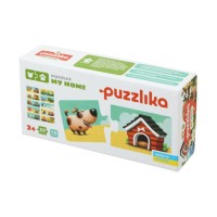 Пазлы Puzzlika Мой дом 20 элементов в тубусе 13074