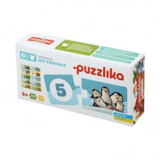 Пазли Puzzlika Мої друзі 20 елементів в тубусі 13005