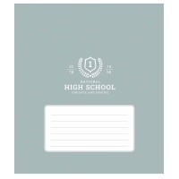 Зошит 12арк. лін. Школярик "High school" ВД-лак №012-3657L(30)(300)