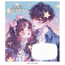 Зошит 24арк. лін. Школярик "Soulmates (дівч)" глітер №024-3502L(25)(200)