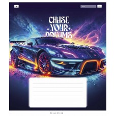 Зошит 24арк. кліт. Школярик "Chase your dreams" ВД-лак №024-3510K(25)(200)