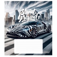 Зошит 24арк. лін. Школярик "Best racers" ВД-лак №024-3500L(25)(200)