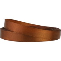 Лента сатин 1,2см х 22м шоколадная MX62170-32