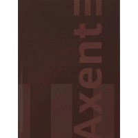 Книга-канц. А4 96арк. кліт. тв. обкл. газ. "One colors" бордова №8426-2-A/Axent/(10)