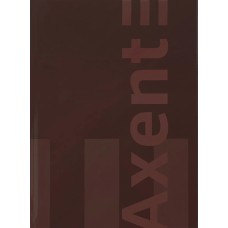 Книга-канц. А4 96арк. кліт. тв. обкл. газ. "One colors" бордова №8426-2-A/Axent/(10)