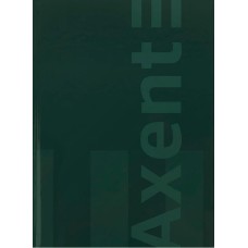 Книга-канц. А4 96арк. кліт. тв. обкл. газ. "One colors" зелена №8426-1-A/Axent/(10)