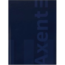 Книга-канц. А4 96арк. кліт. тв. обкл. газ. "One colors" синя №8426-3-A/Axent/(10)