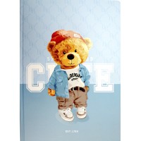 Зошит А4 80арк. кліт. карт. інтегр.обкл.,мат.лам.+виб УФ №A4-IC-080-7035K/Школярик/(1)(12)