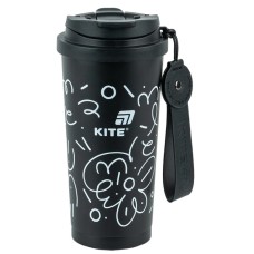 Термочашка метал. 0,55л "Kite" чорна №K25-1226-1