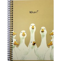 Блокнот пруж. А5 96арк. кліт. карт. "Student" крафт,ВД-лак №A5-SC-096-6136K/Школярик/(3)