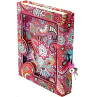 Блокнот на замку В6 48арк. "Візерунок" в кор-ці №DSCN0472-A6(40)(120)