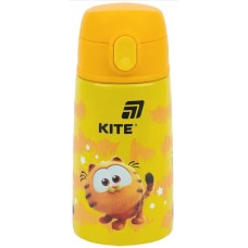 Термос з трубочкою метал. 0,4л "Kite" Garfield №GF25-1261