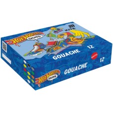 Гуаш "Kite" 12кольор. 20мл №HW25-063 "Hot Wheels Skate" (12)