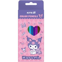 Олівці кольор. 12 кольор. Kite №HK25-053 Kuromi тригран.(12)(240)