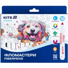 Фломастери "Kite" 12кольор. Creative Superwashable Jumbo №K-1155(12)(48)