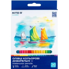 Олівці кольор. аквар. 36 кольор. "Kite" №К-1052 Classic(8)(80)