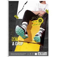 Коледж-блок А4+ 80арк. кліт. мат. лам..,Уф-лак №A4-080-6520K/Школярик/(4)(36)