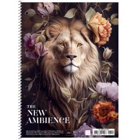 Коледж-блок А4+ 80арк. лін.,Уф-лак №A4-080-6519L/Школярик/(4)(36)