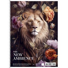 Коледж-блок А4+ 80арк. лін.,Уф-лак №A4-080-6519L/Школярик/(4)(36)