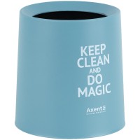 Контейнер для сміття "Axent" настільний,круглий,блакитний №2131-07-A(12)