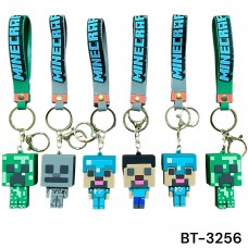 Брелок гумовий "Майнкрафт" зі стрічкою №3256(12)