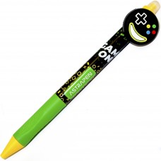 Ручка гел. "Gamer" №201023009-UA "пиши-стирай" синя/Школярик/(36)