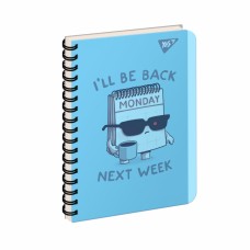 Блокнот пруж. А5 144арк. I`ll be back №681991Yes/(3)(30)
