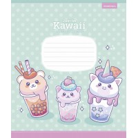 Зошит 12арк. кос.лін. Школярик "дівч." глітер №012-3408C(30)(300)