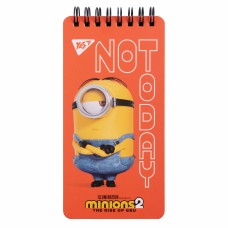 Блокнот пруж. верх. подв. В7 60арк. лін. Minions №151769/Yes/(30)(60)