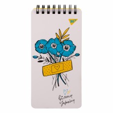 Блокнот пруж. В7 60арк. кліт. "Freedom" №151828/Yes/(30)(60)