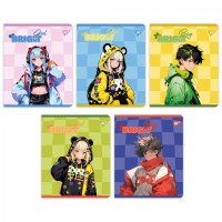 Зошит А5 YES 12арк. кліт. гібридний виб. лак "Bright teenagers" №767490(10)(250)