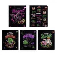 Зошит А5 YES 12арк. кліт. "Minecraft. Team" №767496(10)(250)