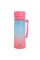 Пляшка для води пласт. "Yes" Fusion 400мл рожево-блакитна №708316(25)