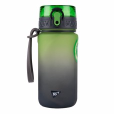 Пляшка для води пласт. "Yes" Fusion 500мл сіро-зелена, софт тач №708324(25)