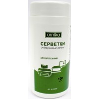 Серветки вологі для оргтехніки "Арніка" універсальні (100шт) №30663(15)
